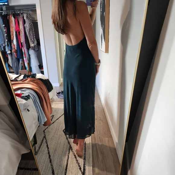 Show Me Your Mumu Jasmine Halter Midi Dress - Picture 8 of 9